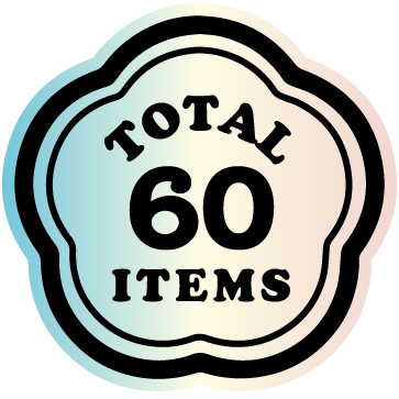 TOTAL 60 ITEMS